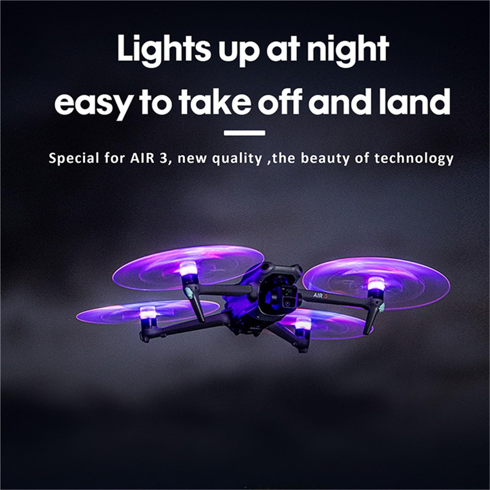 Compatibile con il set di eliche LED Air 3/3S da 2 paia