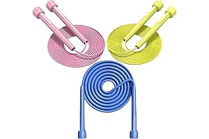 3-Pack Kids Jump Rope Skipping Rope for Fun Fitness