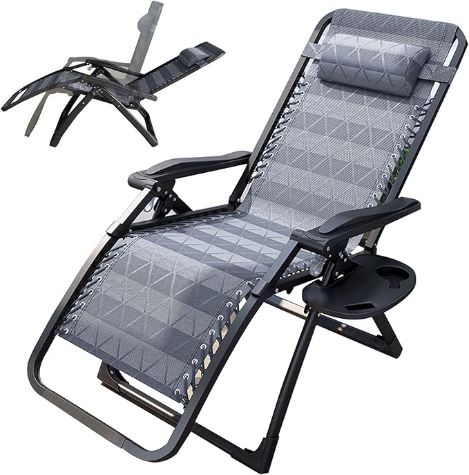 Amazon｜折り畳み椅子,ゼログラビティーチェアEKONGリクライニングチェア 折りたたみ アウト耐荷重300kg 角度調節インフィニティ