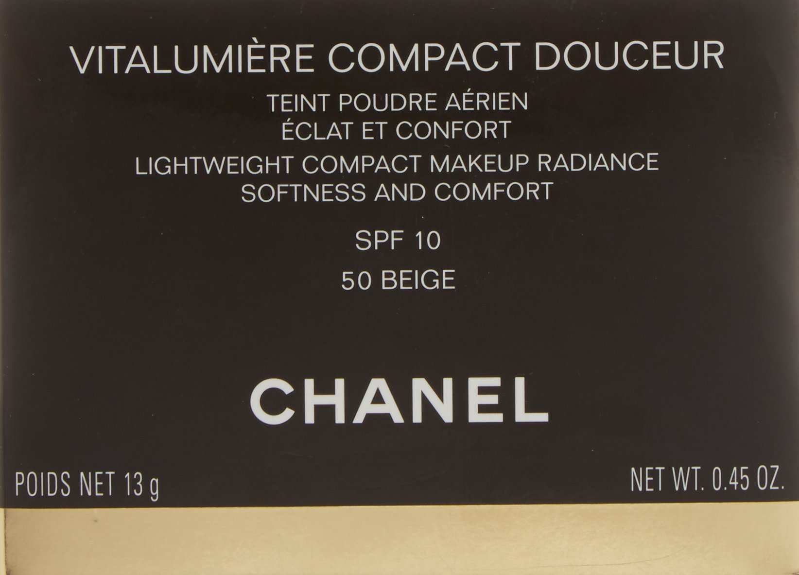 Chanel VITALUMIERE COMPACT DOUCEUR 50 beige 13 gr : Amazon.co.uk