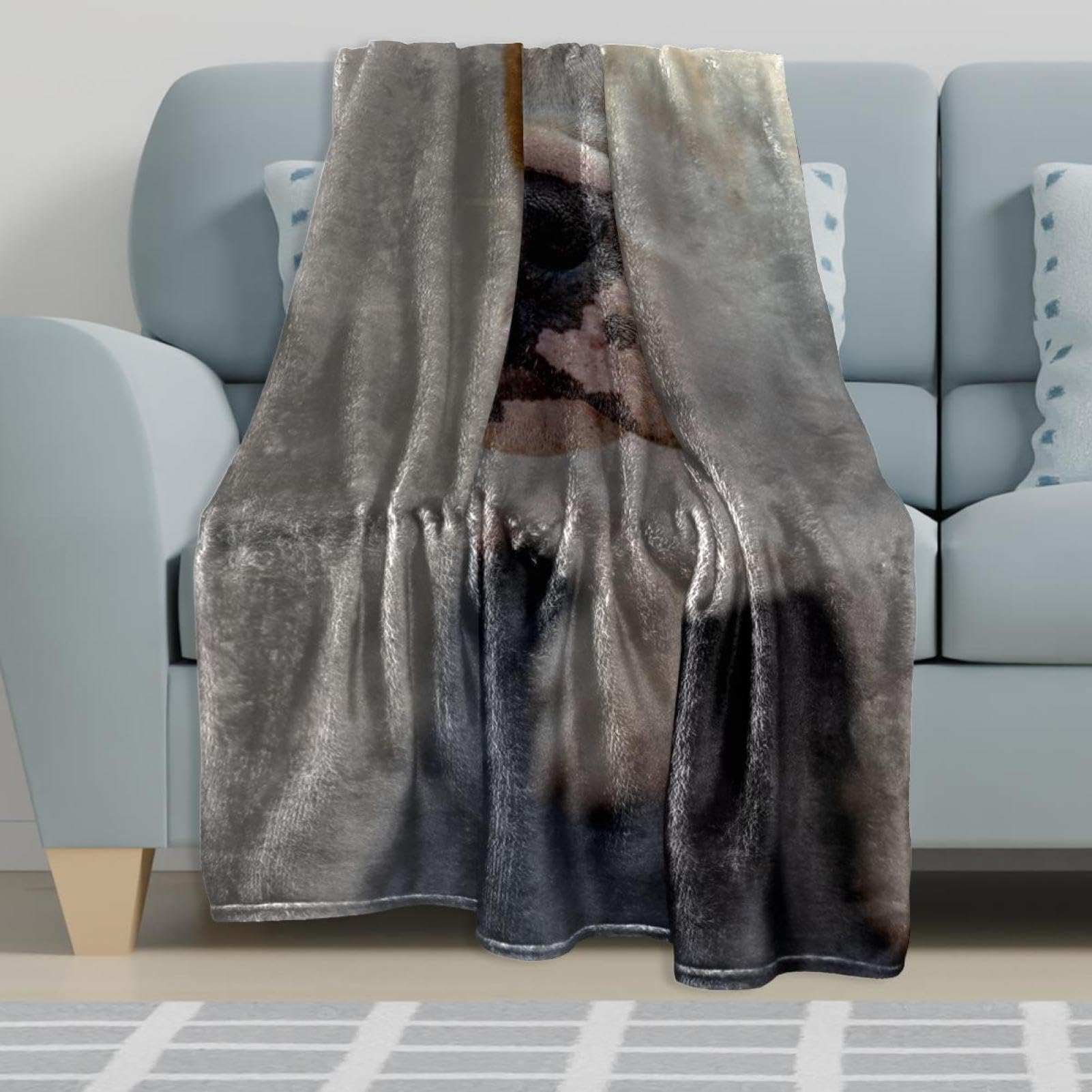 Couverture Polaire Chien D'arrêt Couverture Microfibre Chaude Et Douce Jeté De Canapé Couverture 150×200cm