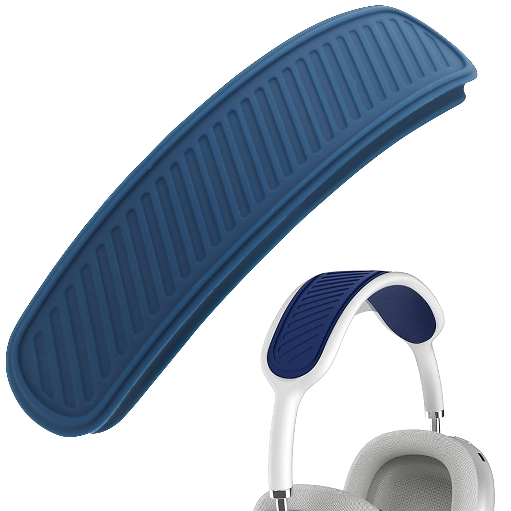 Silicone Headband Cover Replacement Headband Cushion Washable Head Top Pad Protector Compatible with Apple AirPods Max Headphones Soft & Comfort