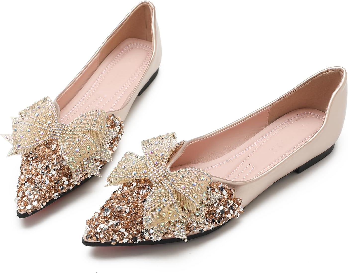 Flats Shoes Women - Sparkly Comfort Wedding Flats