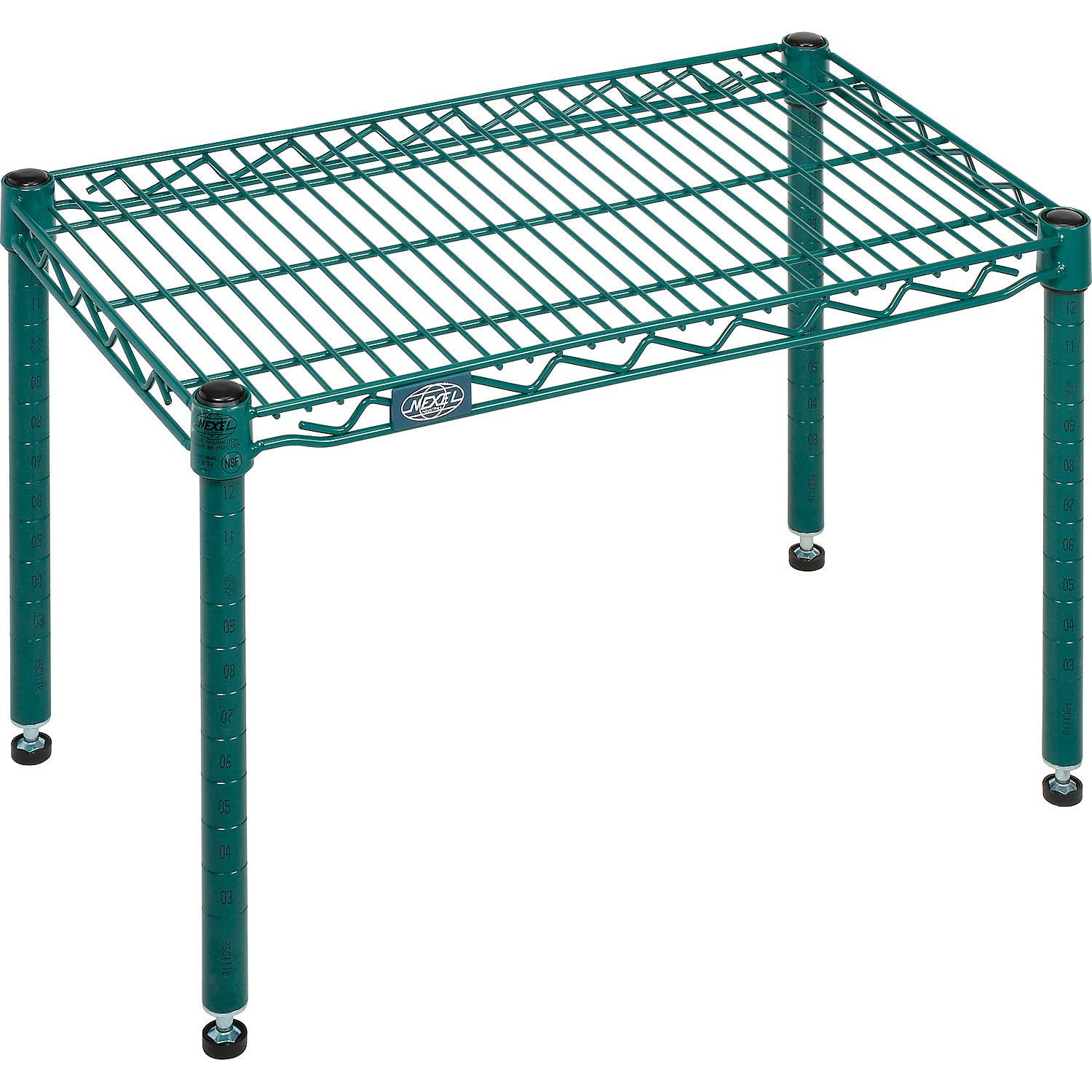 Poly-Green Wire Dunnage Rack by Nexel – Wire, Green, Model P1430G
