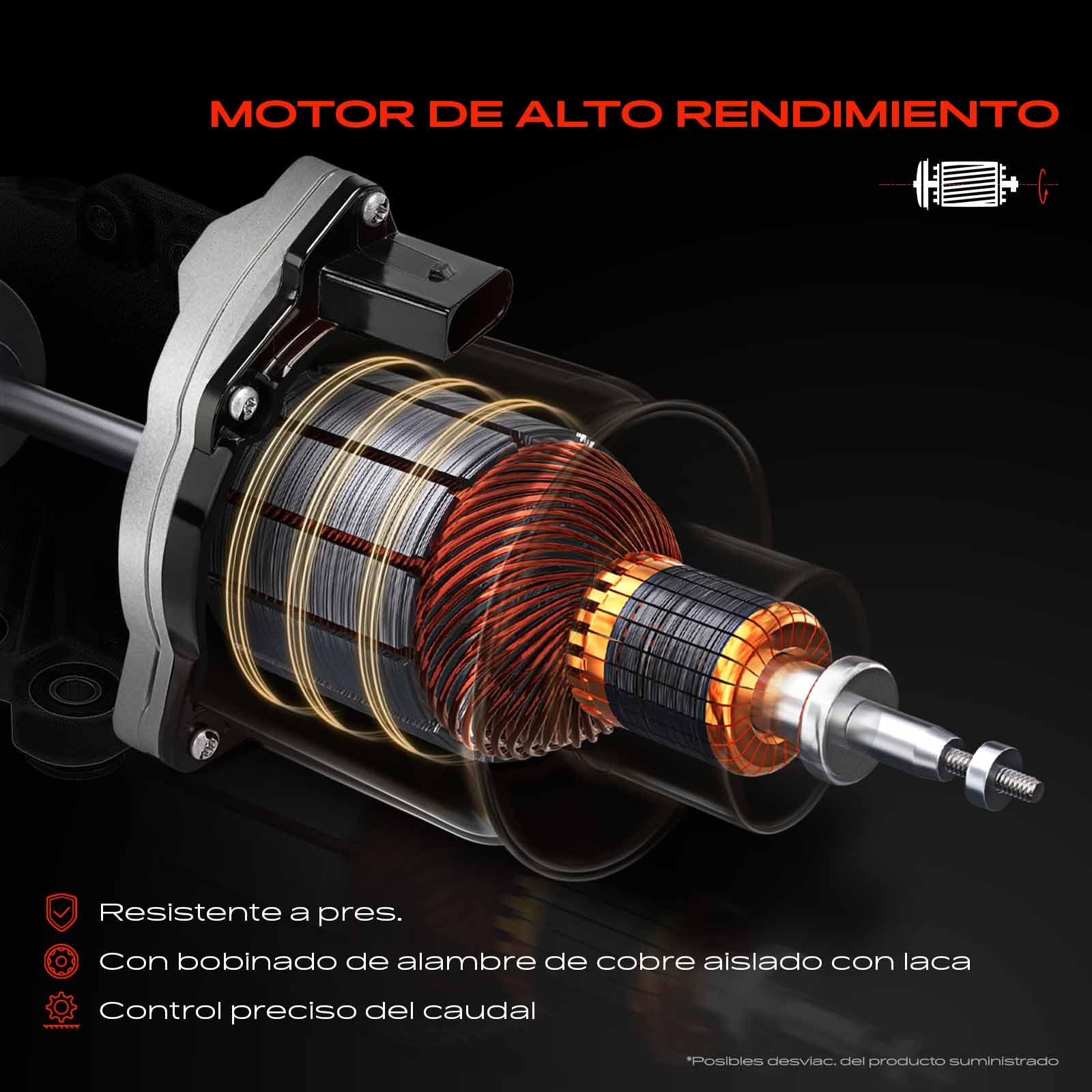 Frankberg Bomba de agua refrigeración del motor eléctrica gasolina | 161A039015; Compatible con: Yaris Box/Hatchback P13, CT ZWA10, Prius W3, A.u.r.i.s E18, Yaris P13