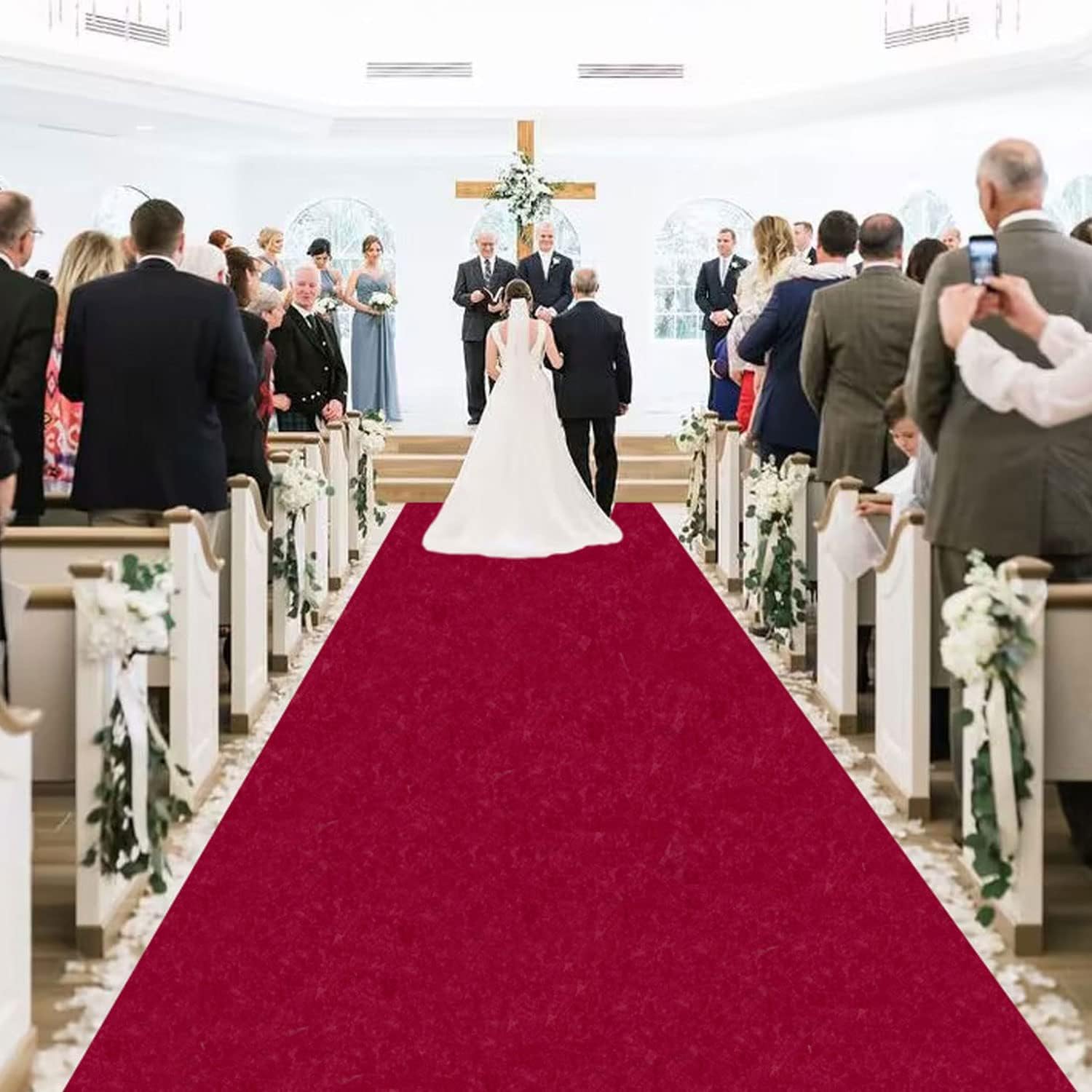 SHANNO COLLECTION Carpet for Wedding, Stage, Exhibition, Party, Office, Hotels Decoration, Living Room and Wall to Wall Carpet Size 5 x 80 Feet