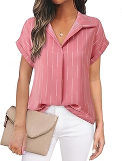 Timeson Women's V Neck Floral Tank Tops Casual Sleeveless Chiffon Blouse Shirts