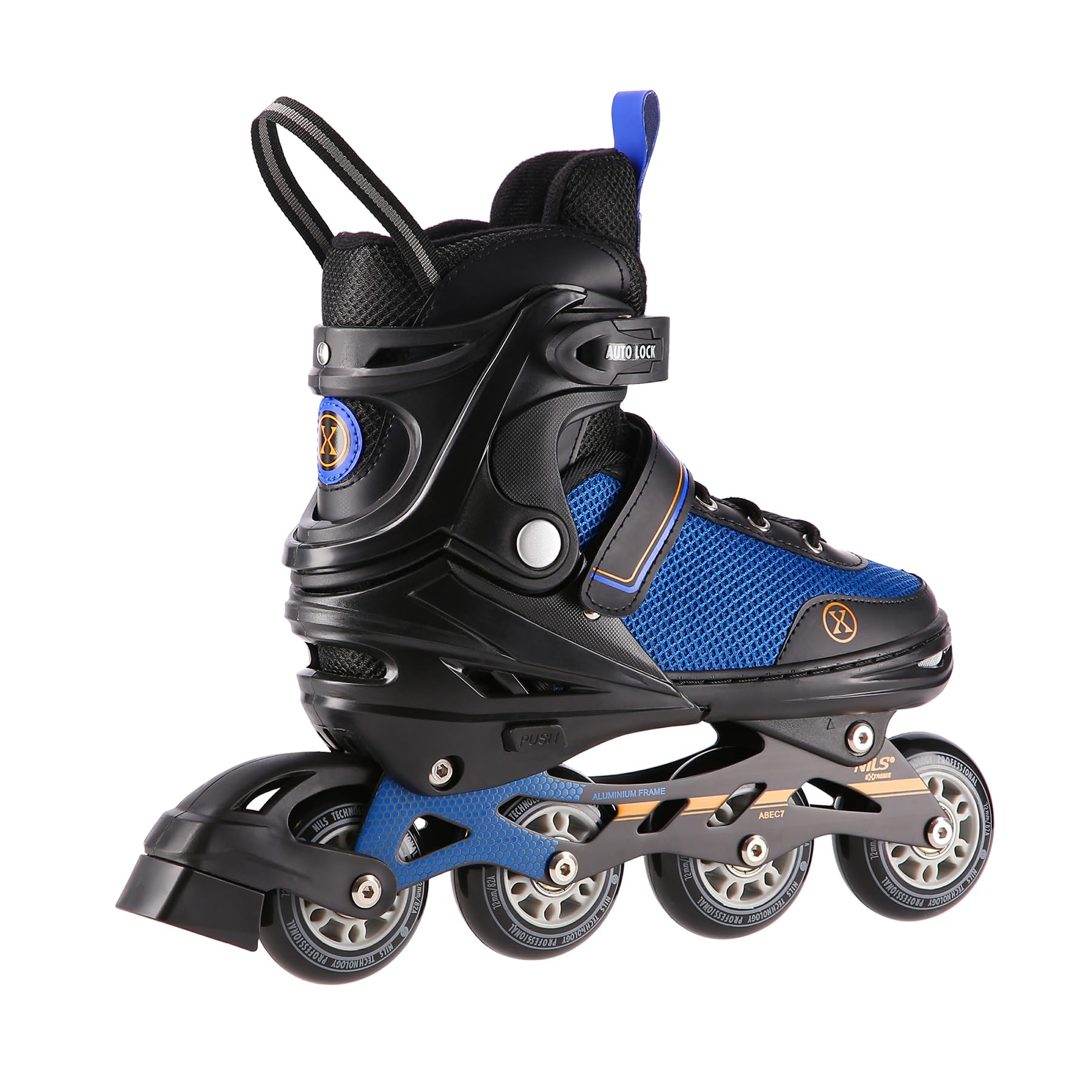Nils Extreme Camille, pattino 2 in 1 per hockey su ghiaccio