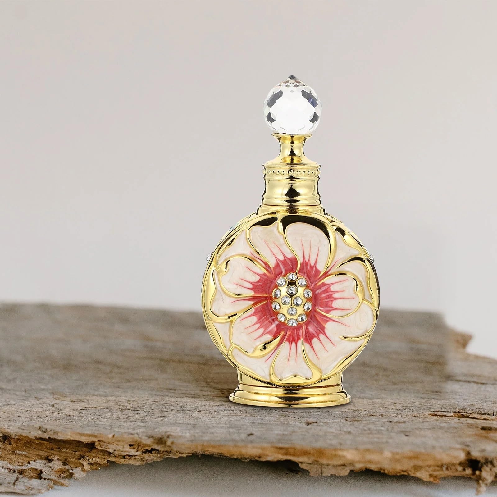 Bottiglia Di Profumo In Vetro Vintage Bottiglia di profumo da 12 ml Flaconi vuoti in vetro for conservazione di olio essenziale Contenitore vintage da viaggio Bottiglia di profumo in vetro vintage da