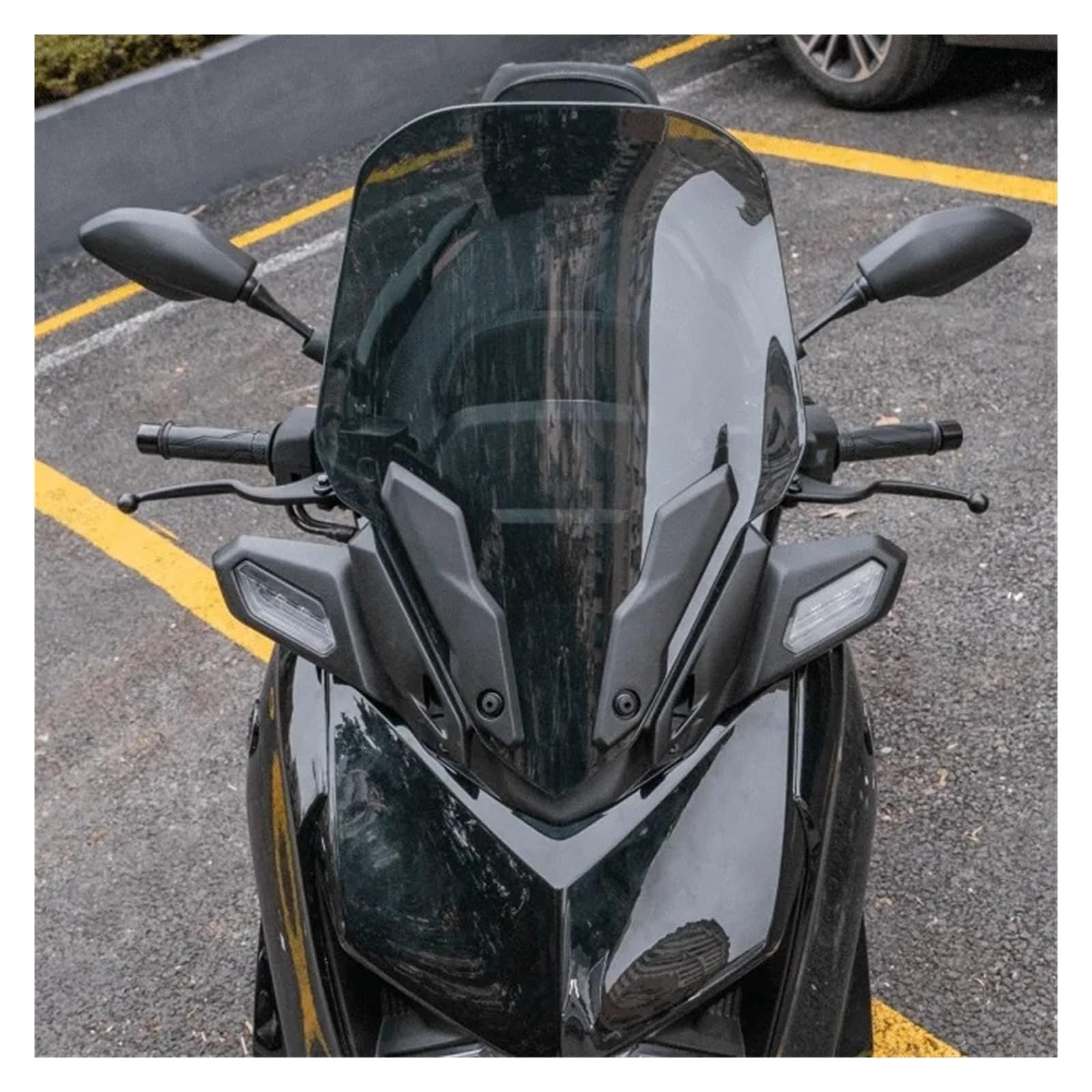 Parabrezza Moto Per X-MAX 300 Per X-MAX 250 2017-2022 Parabrezza Parabrezza Moto Deflettore Vento Moto Per Parabrezza(Clear)