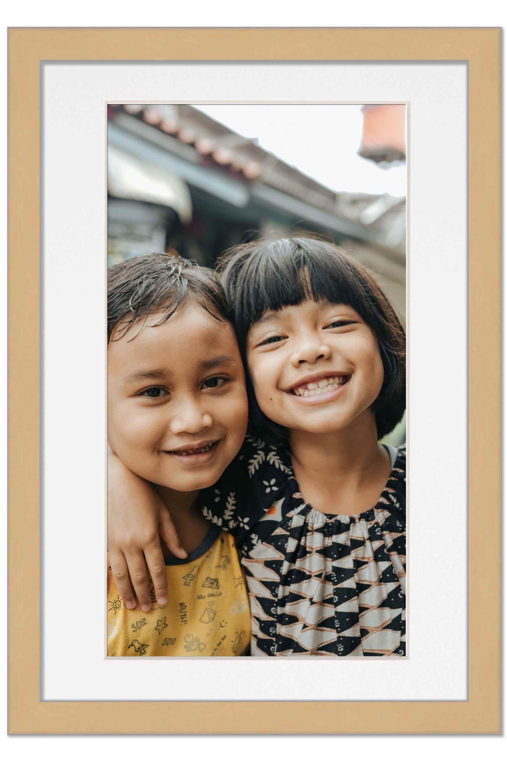 by lassen frame 14センチ Amazon.com - CustomPictureFrames.com 15x21 Frame Natural with
