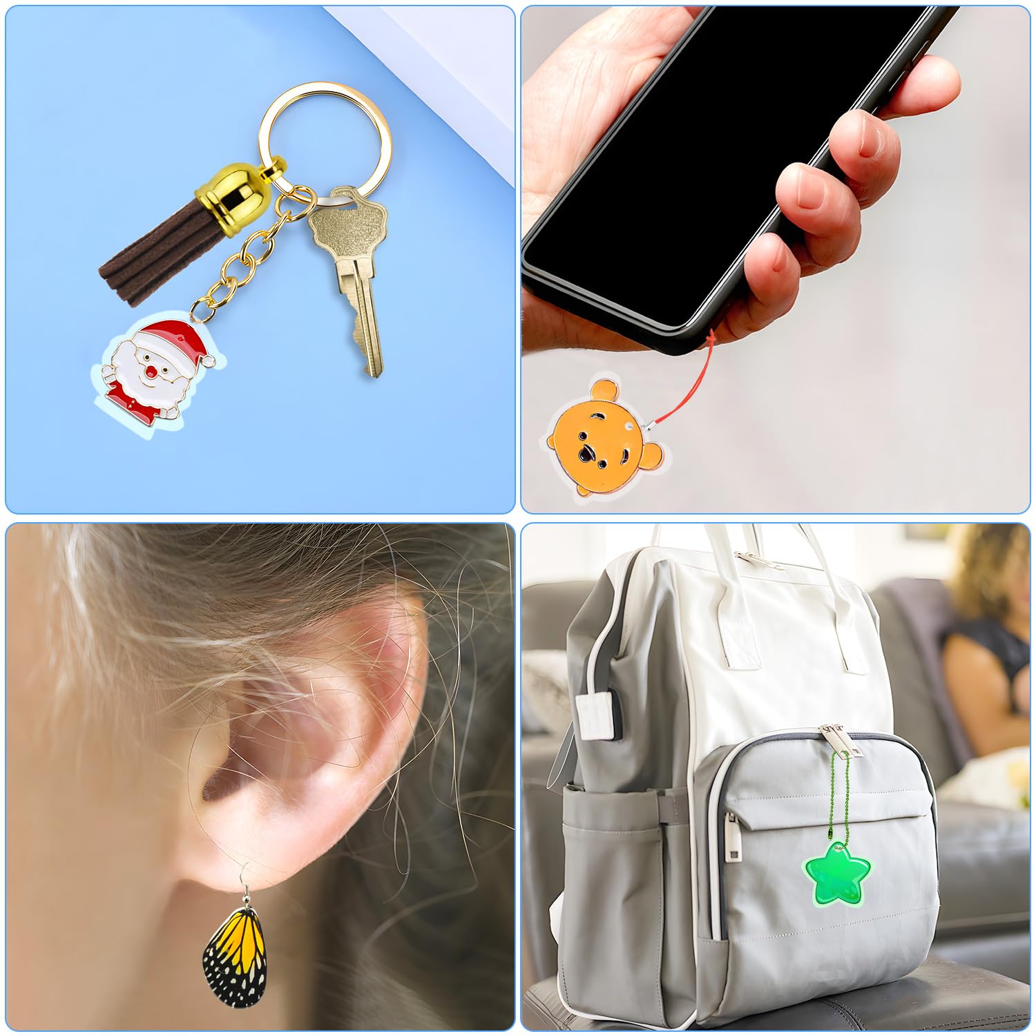 QIQN Kit di Fogli di Plastica 160 Pezzi Shrink Plastica Termoretraibile per Ornamenti Fai-da-Te Artigianato Creativo Stampa Badge Gioielli Pendenti (25)