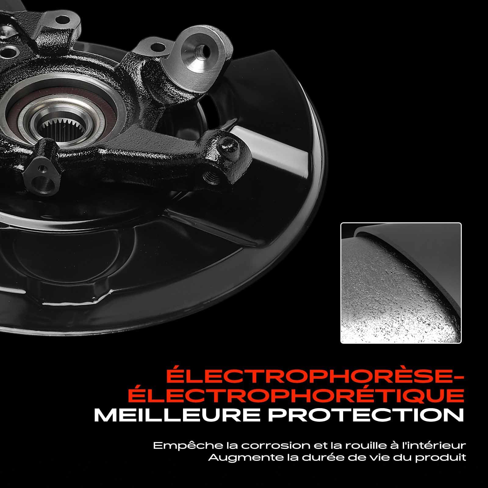 Frankberg Fusée d'Essieu Suspension de Roue Arrière Droite Compatible avec Série 1 E81 Série 1 E81 E87 E88 Série 1 E88 E82 Série 3 E90 Série 3 E90 E93 E92 Série 3 Break E91 Remplacer# 33416760058