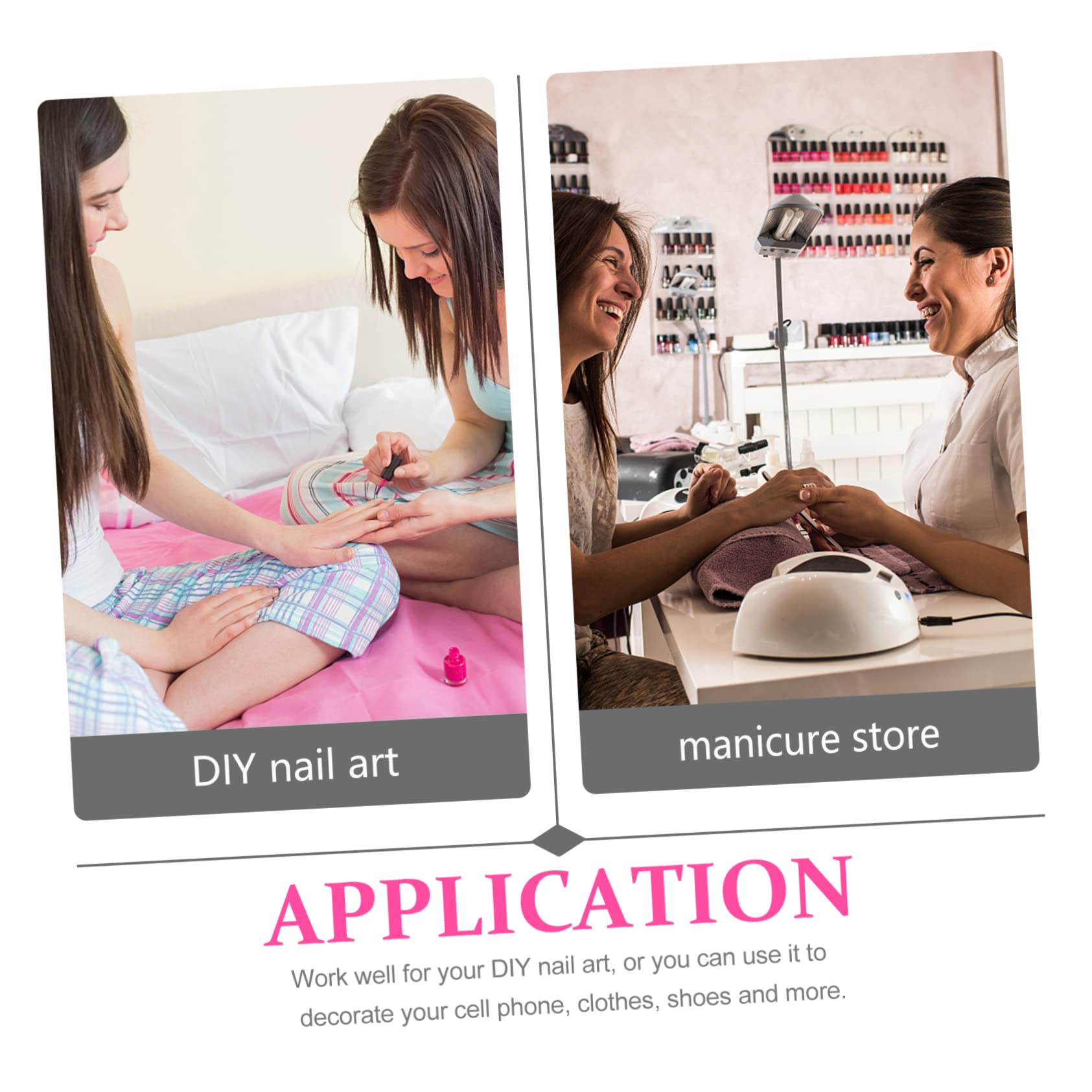 5 Set Adesivi Per Unghie Fiori E Decorazioni Manicure Autoadesive Per Nail Art Per Feste E Creatività Personale 10 Fogli*5