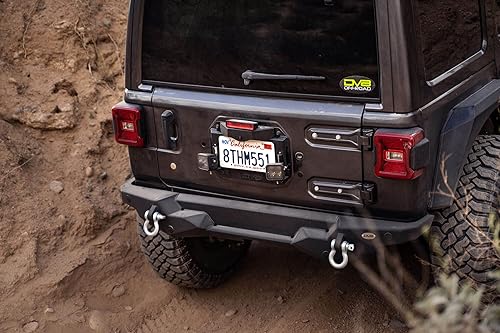 Miniatura 7 de Kit de eliminación de neumáticos de repuesto para Jeep Wrangler JL 2018-2022 | Incluye 2 soportes de luz de vaina, conserva la cámara de respaldo