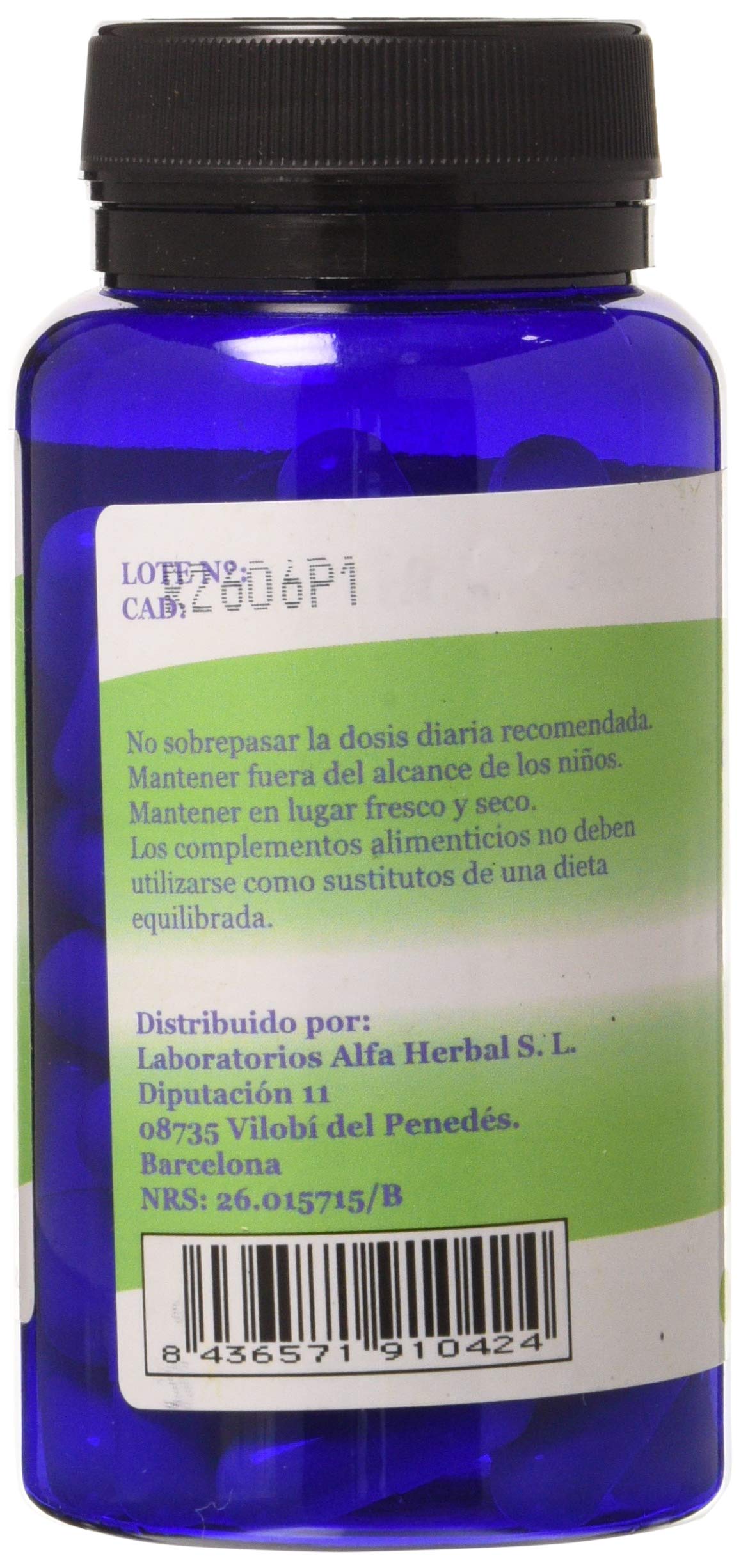 ALFAHERBAL RELAX HERBAL 60cap. – complément alimentaire sous forme de gélules, boîte de 60 gélules, recommandé en complément d’une alimentation équilibrée et associe fonctionnalité pratique et sensati