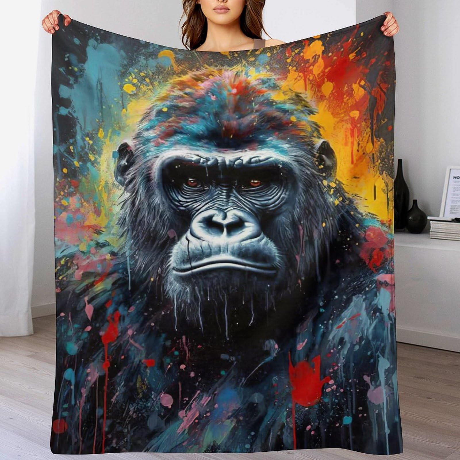 Couverture en flanelle de qualité supérieure jeté de lit doux et élégant confort thermique