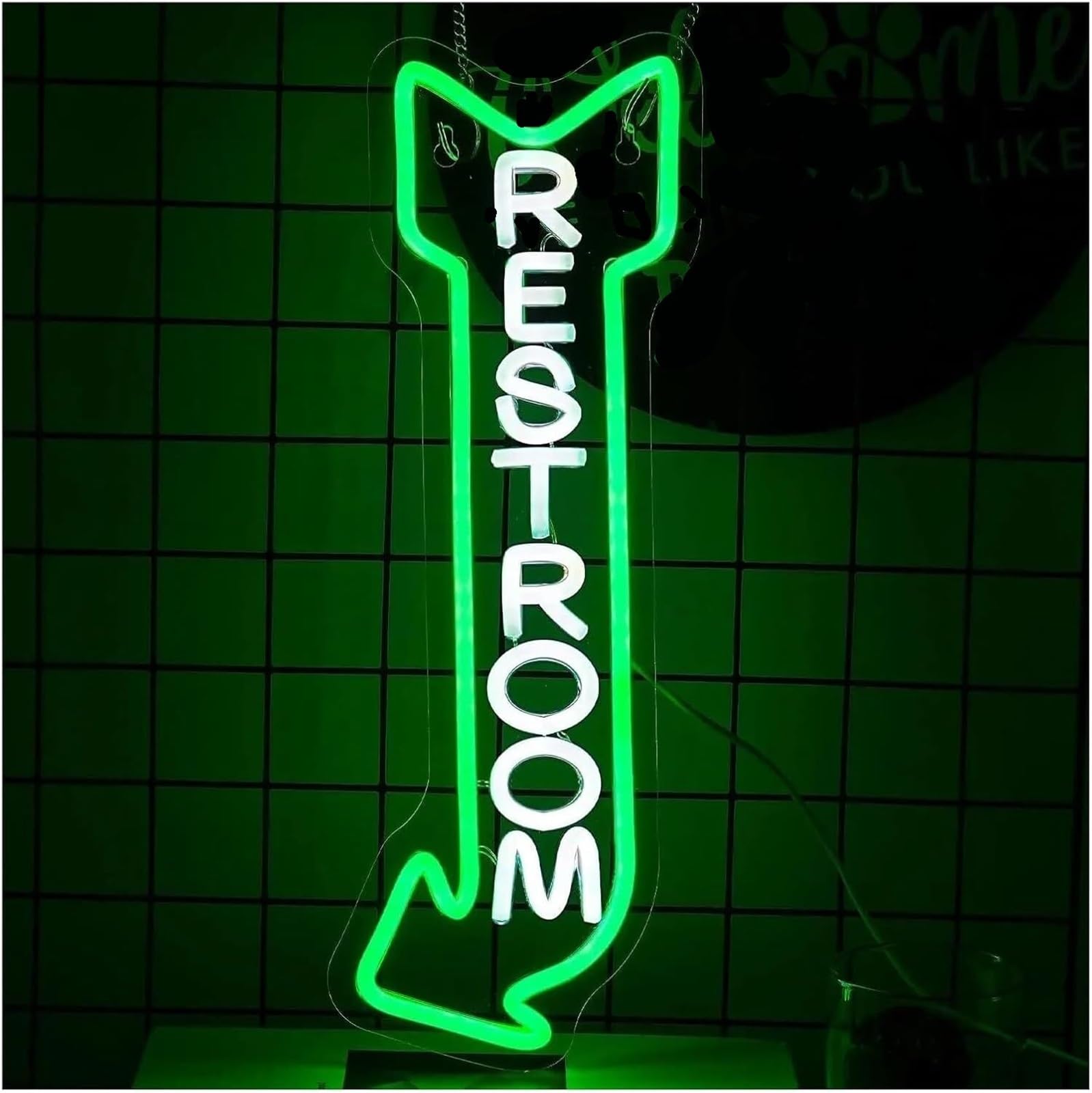 Zynther Neon lamp Neon Signs Decor Sign for Restrooms