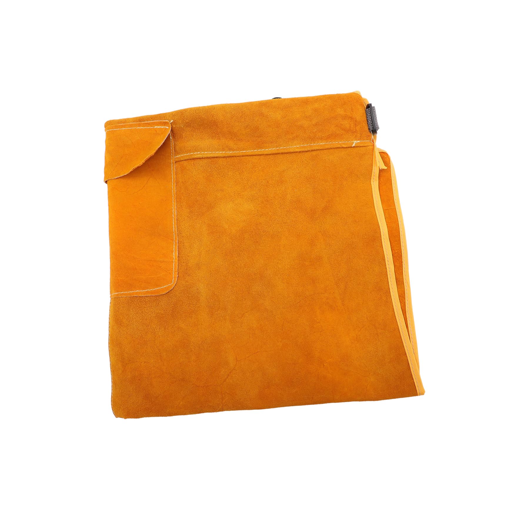 IWOWHERO Protective Clothing for Welding Thickened Leather Apron Electric Welding Safety Gear Pockets for Tools Size Random