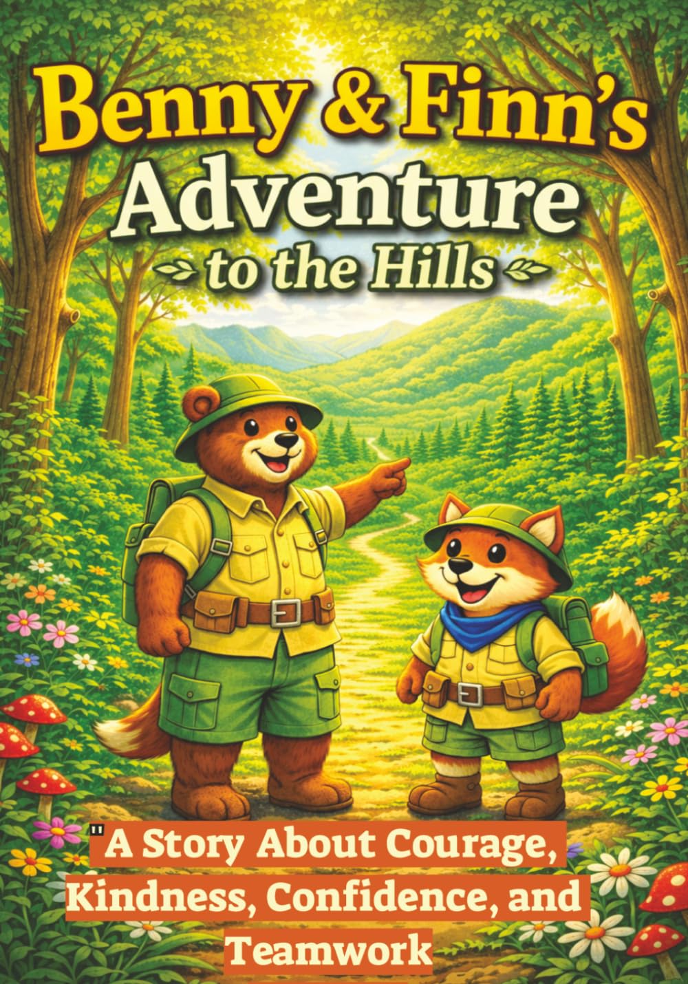 Benny and Finn's Adventure to the Hills: A Heartwarming Picture Book That Inspire Courage, Kindness, Confidence and Teamwork