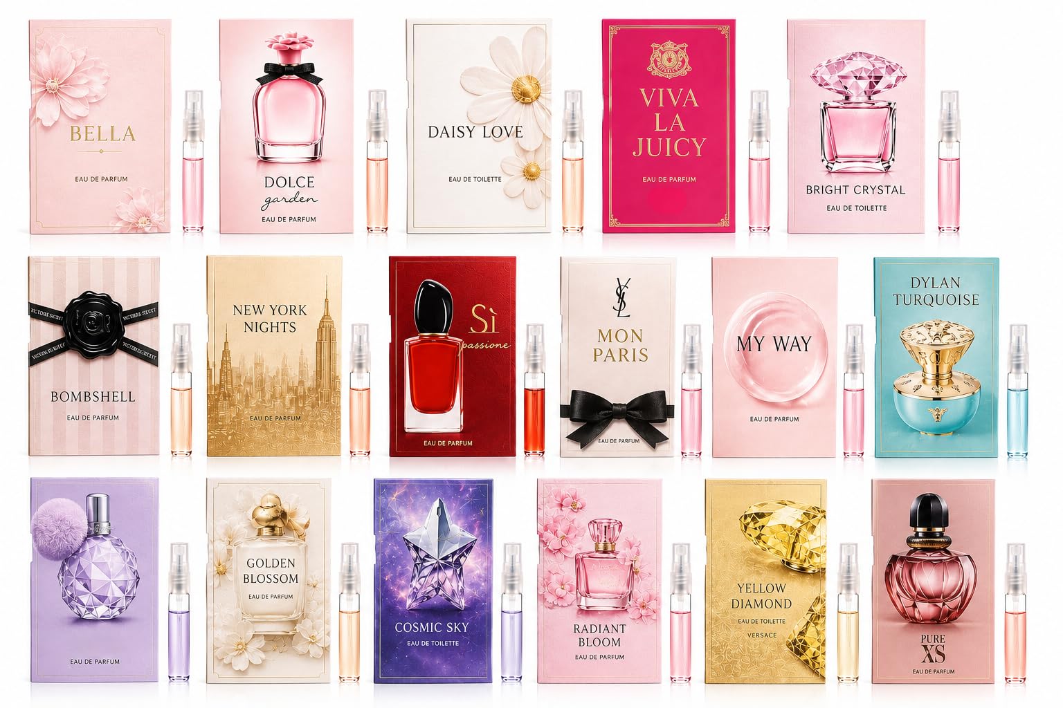 Perfume SPECIAL SAMPLER パフューム Amazon.com : Women's Designer Perfume Discovery Set – 10-Piece