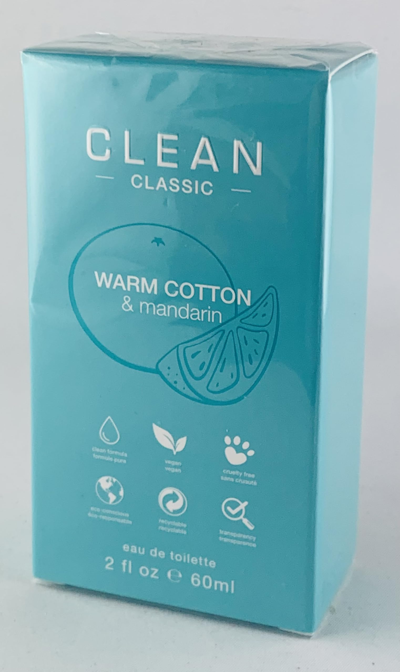 Clean Warm Cotton Mandarin Eau de toilette unisexe 60 ml