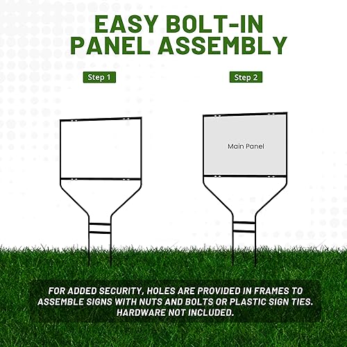 Miniatura 3 de Marco de barra redonda de metal para patio (1 unidad), 18 x 24 pulgadas, color negro