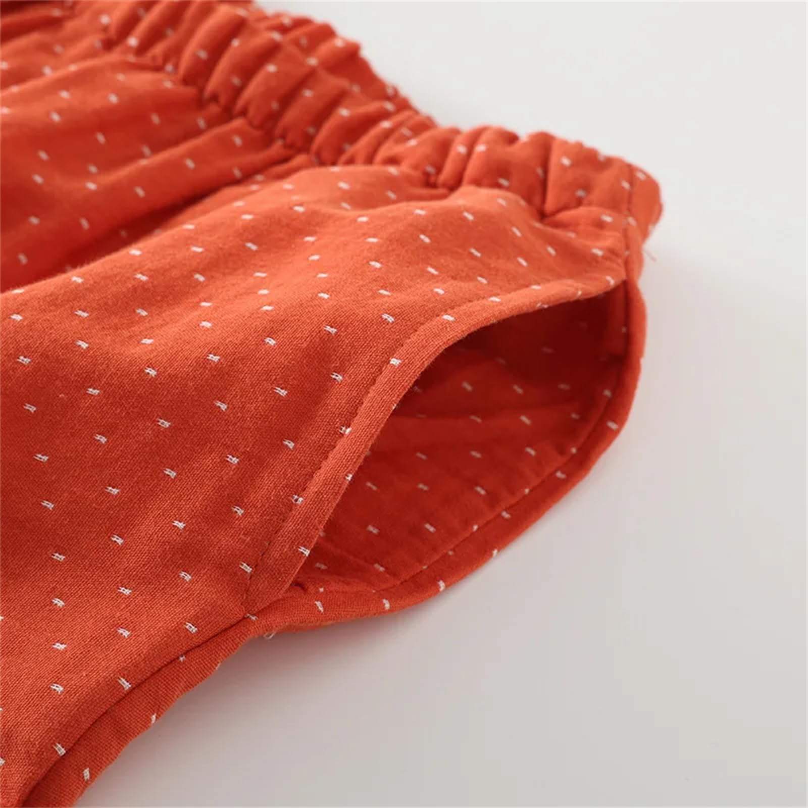 UIOKLMJH Conjunto de pijama de algodón de doble capa para mujer, pantalones delgados de manga larga, holgados, cómodos, ropa de descanso
