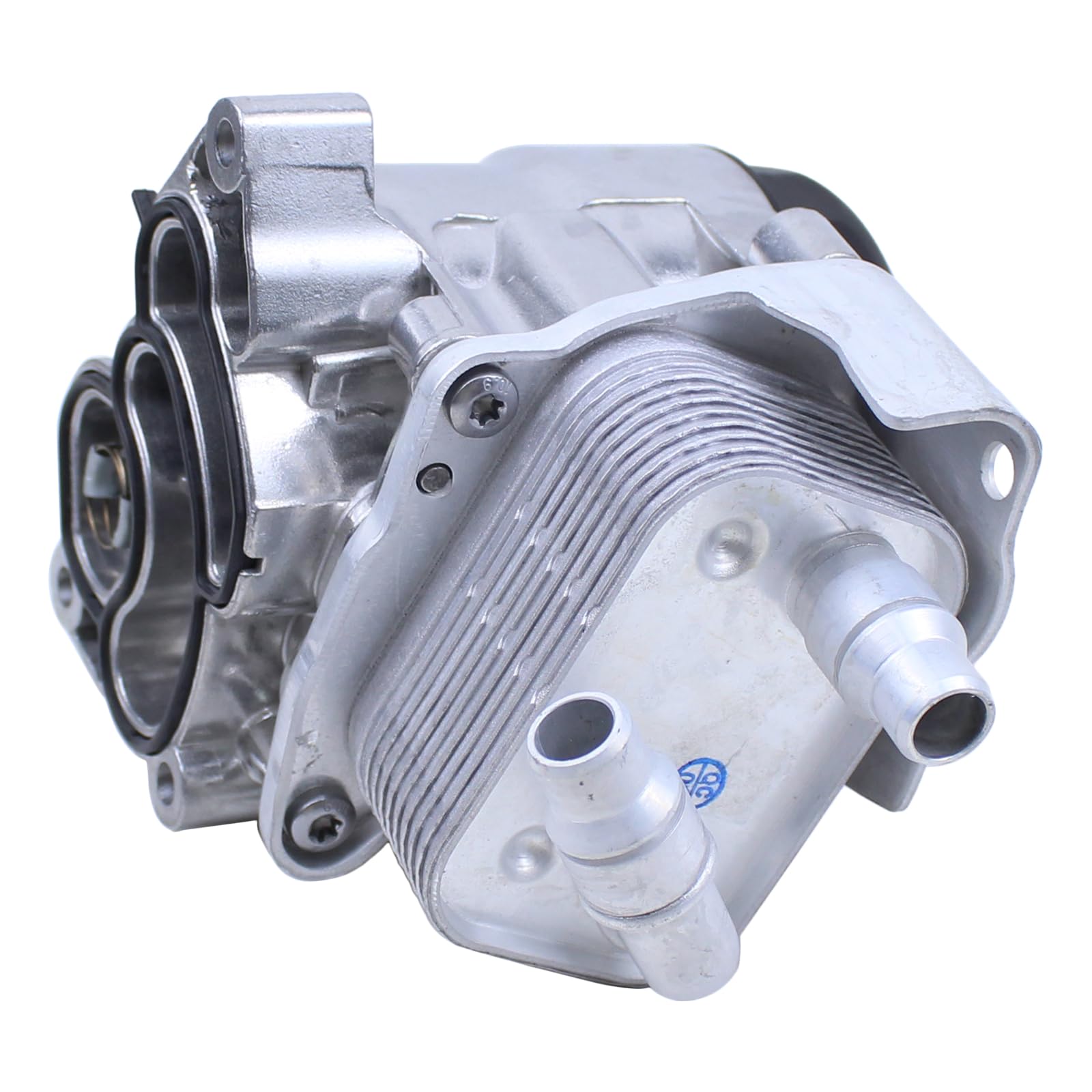 Ölfilter Gehäuse Ölkühler Filtergehäuse mit Dichtung Ölfiltergehäuse Motoröl Filter Motorölkühler für 1er E87 E81 E88 E82 3er E46 E90 E93 E92 E91 5er E60 X1 E84 X3 E83 Z4 E85