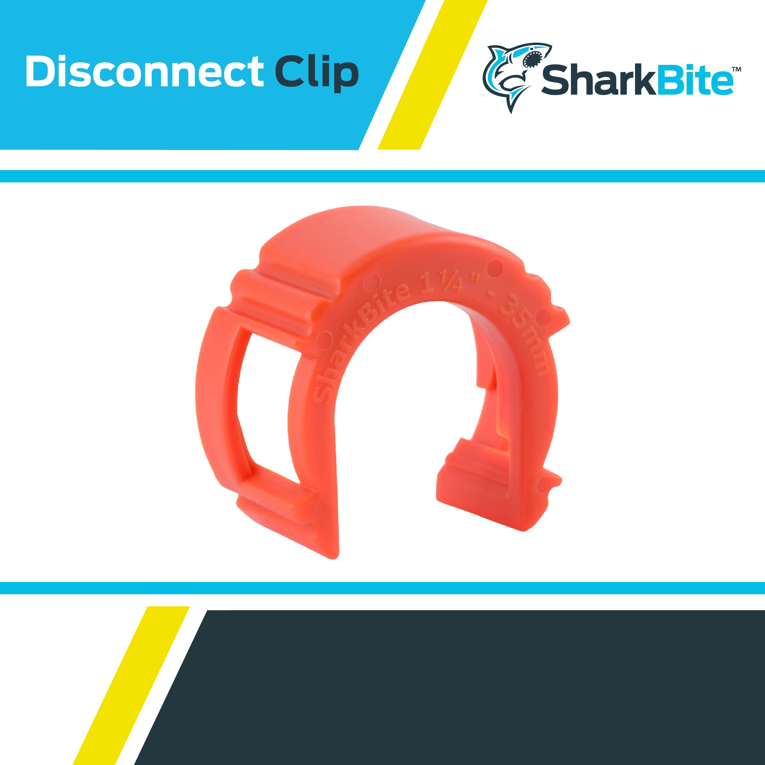 Amazon.com: SharkBite 1-1/4 Inch Disconnect Clip for Push to