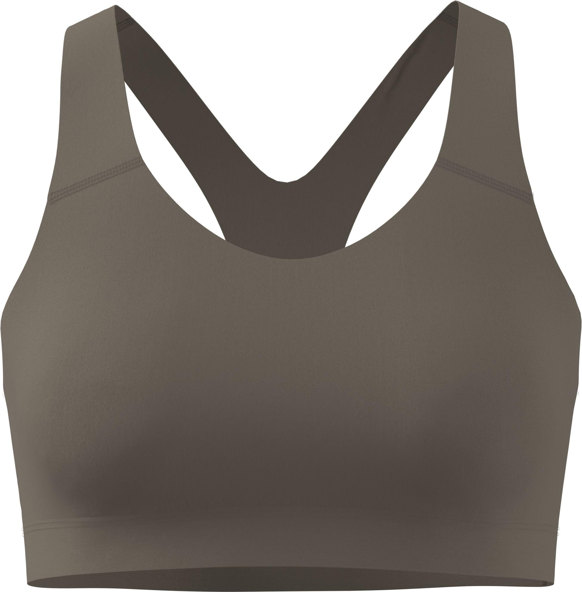 adidas Women's Optime Essentials Workout High Support Bra, Chalky Brown, S E-G