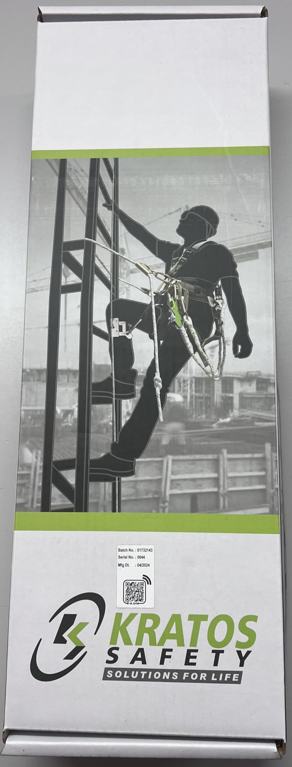 Kratos Safety Helixon-S Stahldrahtseil, Höhensicherungsgerät mit automatischem Rückzug, EN360, PSA 7,0 m