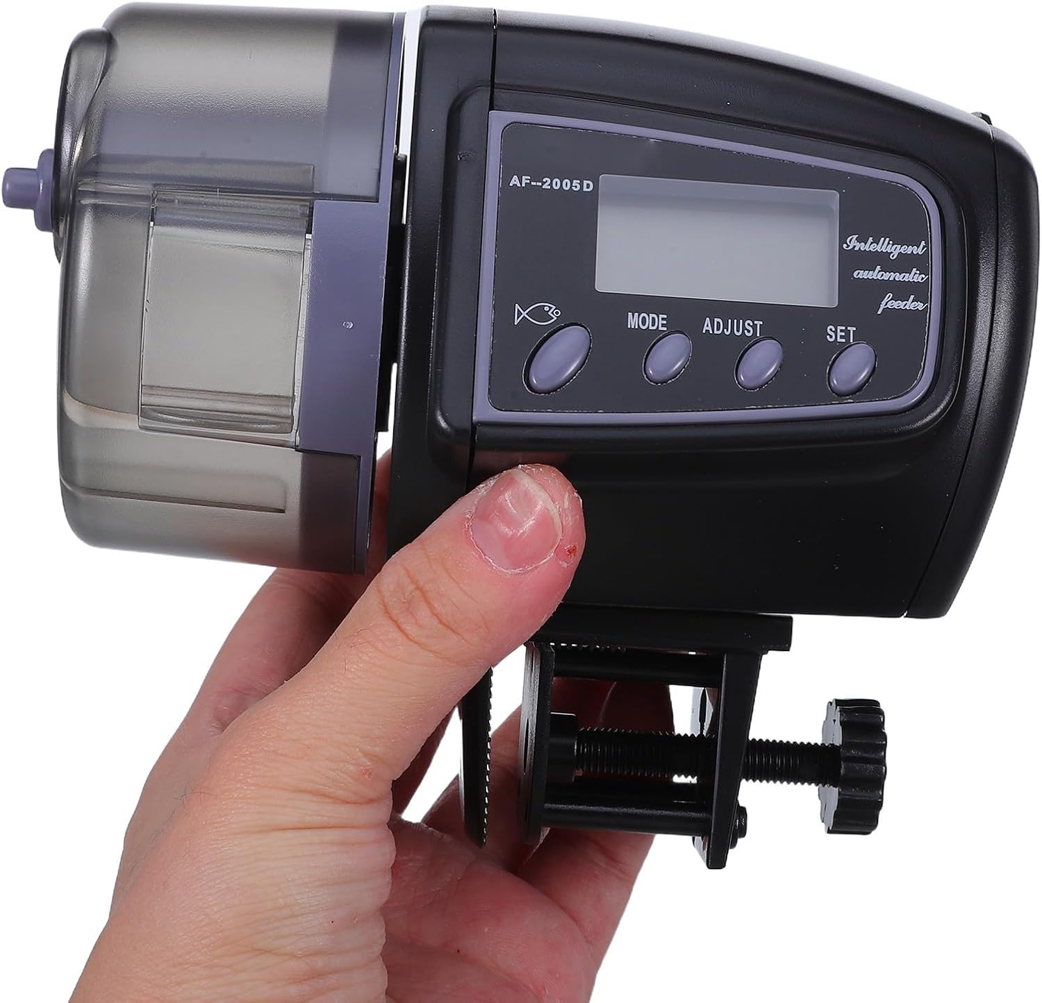 Automatic Vacation Fish Feeder - Auto Fish Food Dispenser for Turtle Tank Dispenser for Pellets Strips Batteries Not Included