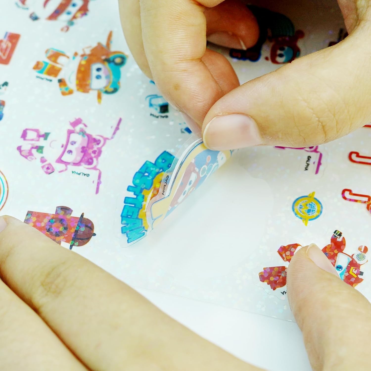 Super Hero Stickers for Kids, 300+ pcs Cartoon Party Favor Set for Girls Boys, Spider Man Series Bulk Car Men Stickers for Party Decor Supply Scrapbook Water Bottles