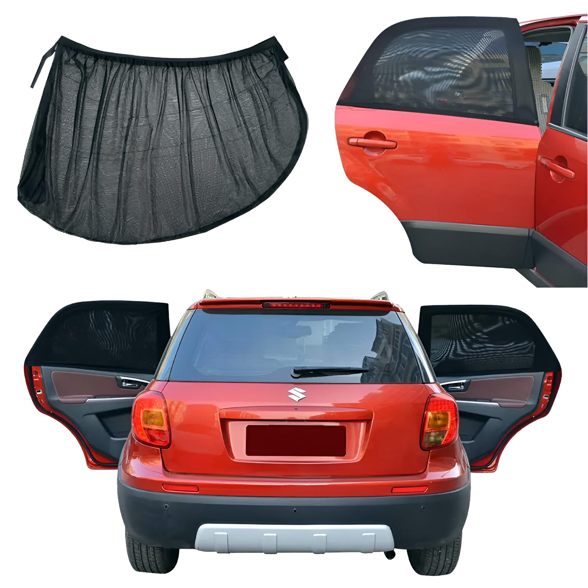 Parasol Ventanas Traseras Coche 2 Unidades, Parasol Coche Bebe,Parasol Ventana Coche, Parasol Coche Lateral, Parasol Coche Trasero,Parasoles Coche Laterales, Protector Ventana Coche Sol Bebe