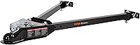 CURT 19745 Universal RV Tow Bar for Dinghy Flat Towing - 5,000 lbs Capacity, Adjustable 2-Inch Coupler