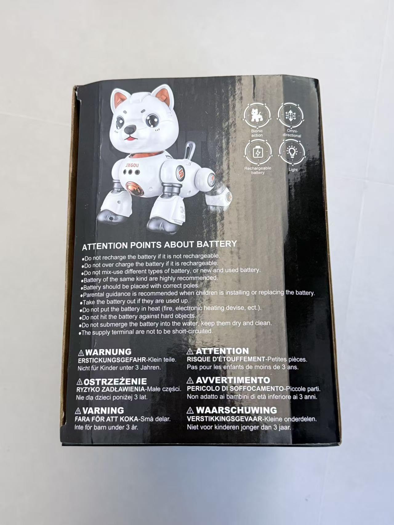 Perro Robot Inteligente, Juguete Perro Robot de Baile Interactivo, Juguete RC Programable con Luces y Sonidos, Regalo Juguetes Niños para Niños y Niñas 8+ Años