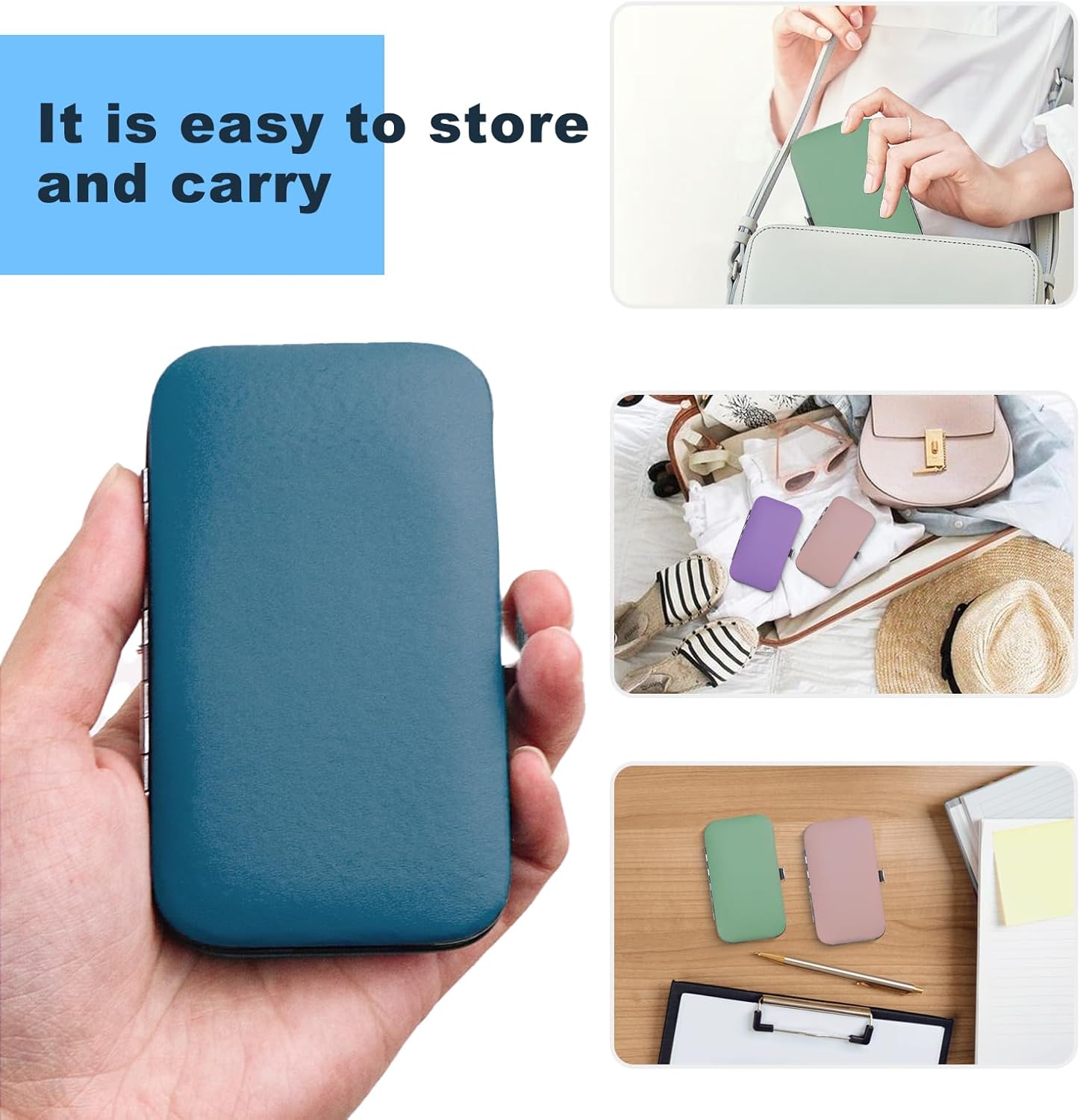 Manicure Kit Bulk, Nail Clippers Set Stainless Steel Fingernail Clippers Set, Sturdy Nail Tip Cutter Trimmers Professional Grooming Toenail Clippers Personal Pedicure Kits 7 in 1(Multicolour 24 Pack)