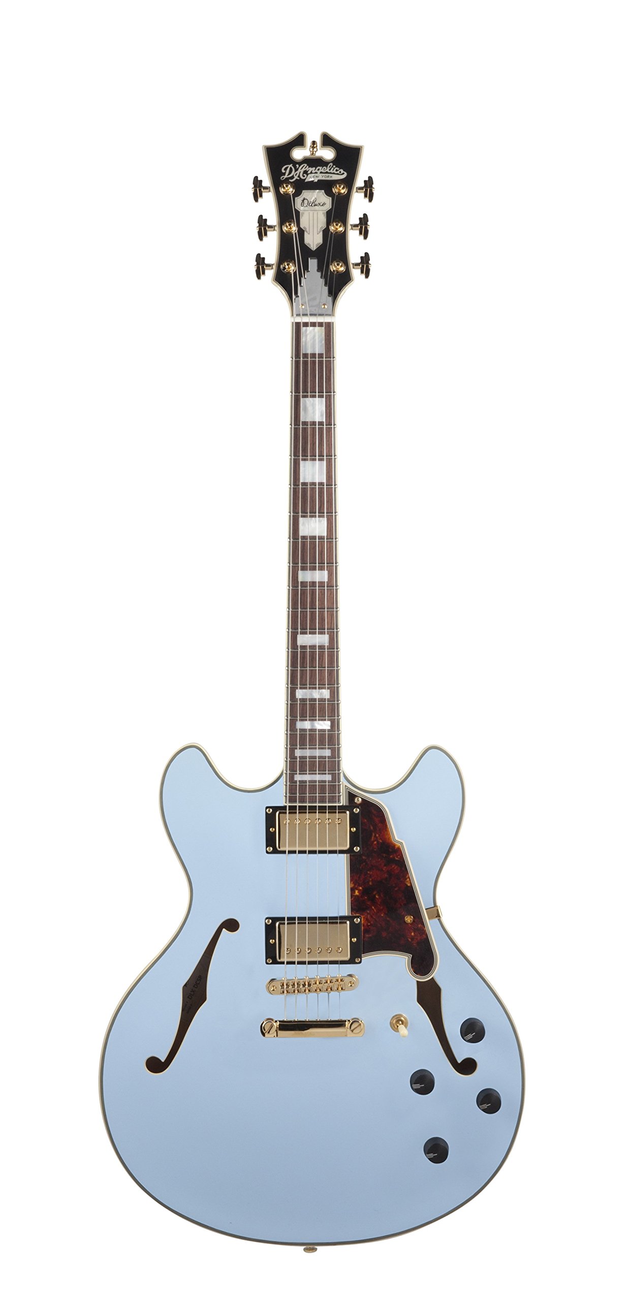 Amazon.com: D'Angelico Deluxe DC Semi-Hollow Electric Guitar