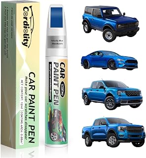 Ford Velocity Blue Metallic E7 Touch Up Paint Pen - Precise Scratch Repair for Mustang, F-150, Focus & More