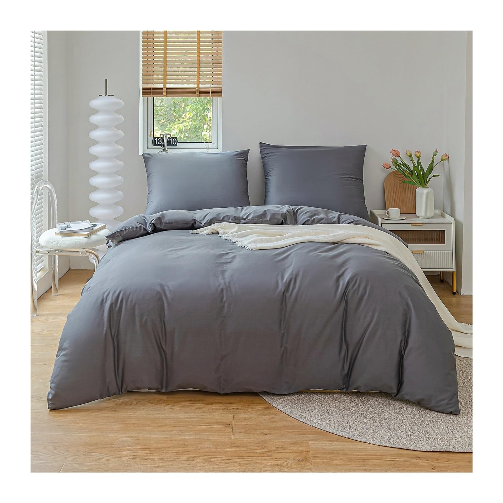 Housse de couette en coton pour en finir avec la transpiration nocturne