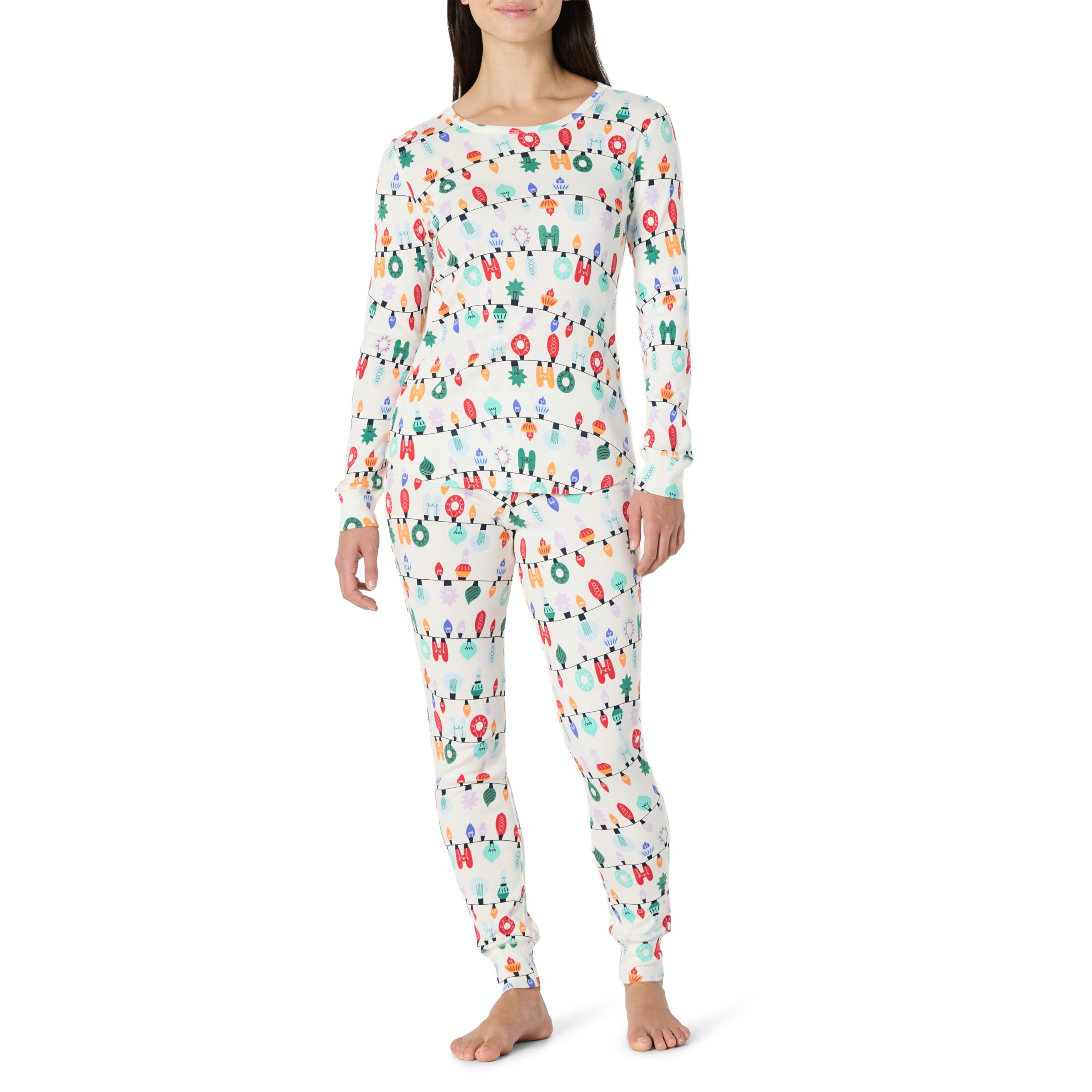 Amazon Essentials Completi Coordinati di Pigiami Natalizi per La Famiglia