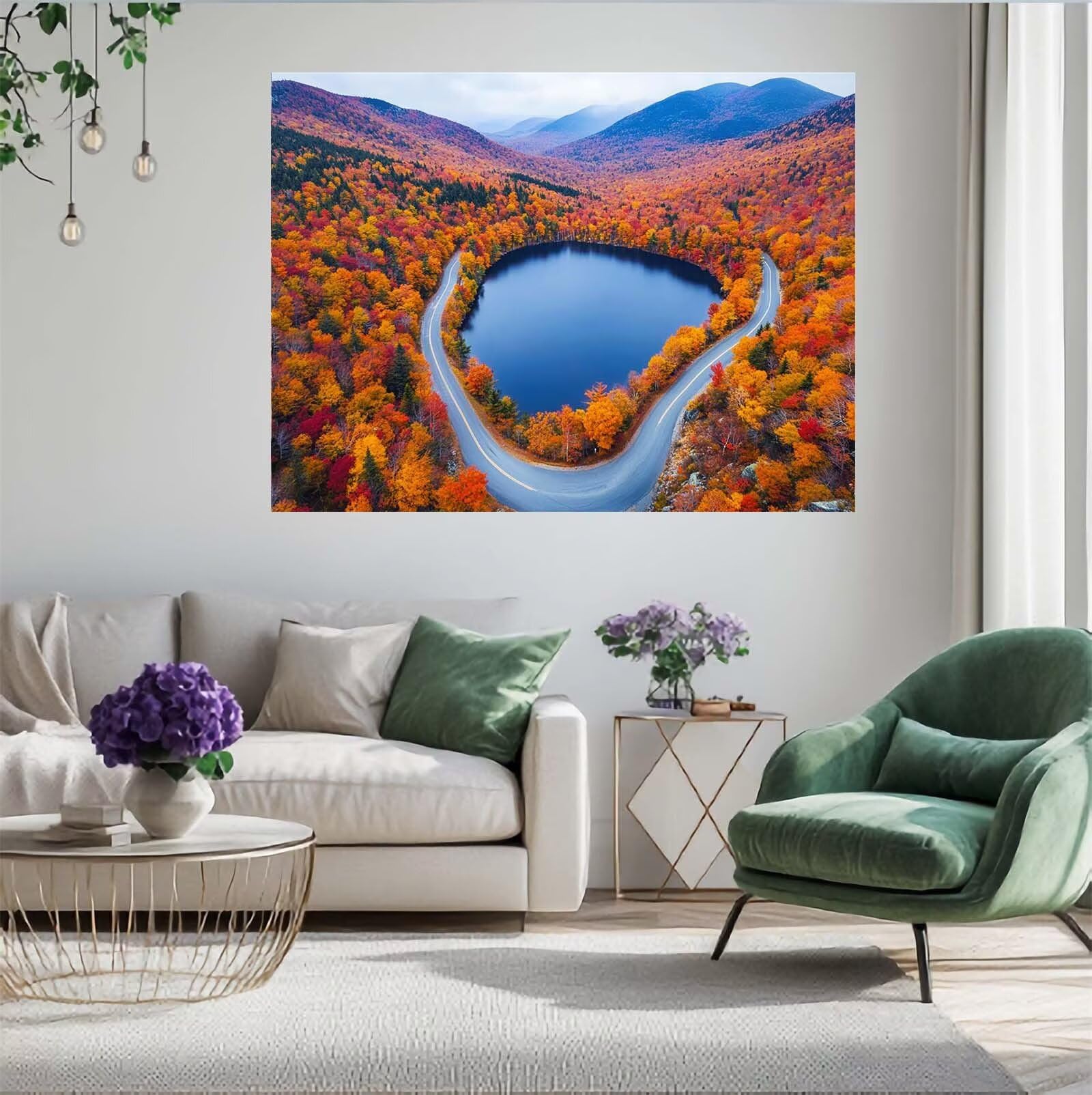 Puzzle natura, 6000 elementów, jezioro, puzzle dla dorosłych, z pudełkiem na prezent, duże drewniane puzzle dla dorosłych, gra zręcznościowa dla całej rodziny, prezenty dla kobiet, 105 x 180 cm, 1094y
