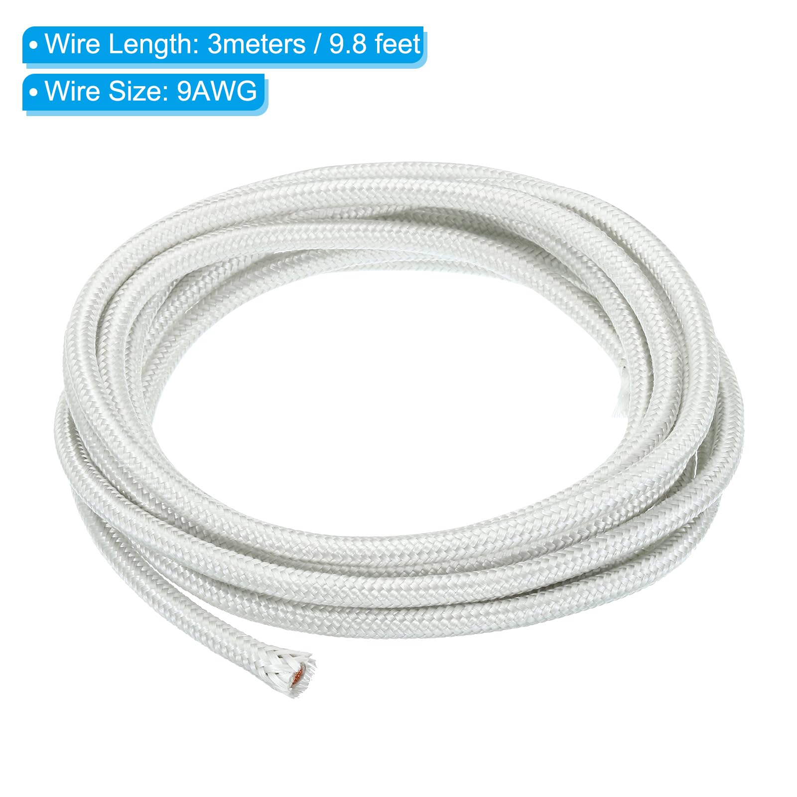 PATIKIL 9.8Ft 9AWG High Temperature Wire - Image 2