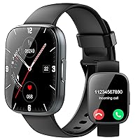 Smartwatch Uomo Donna, Nuovo 1,95'' Orologio Smartwatch Effettua/Risposta Chiamate