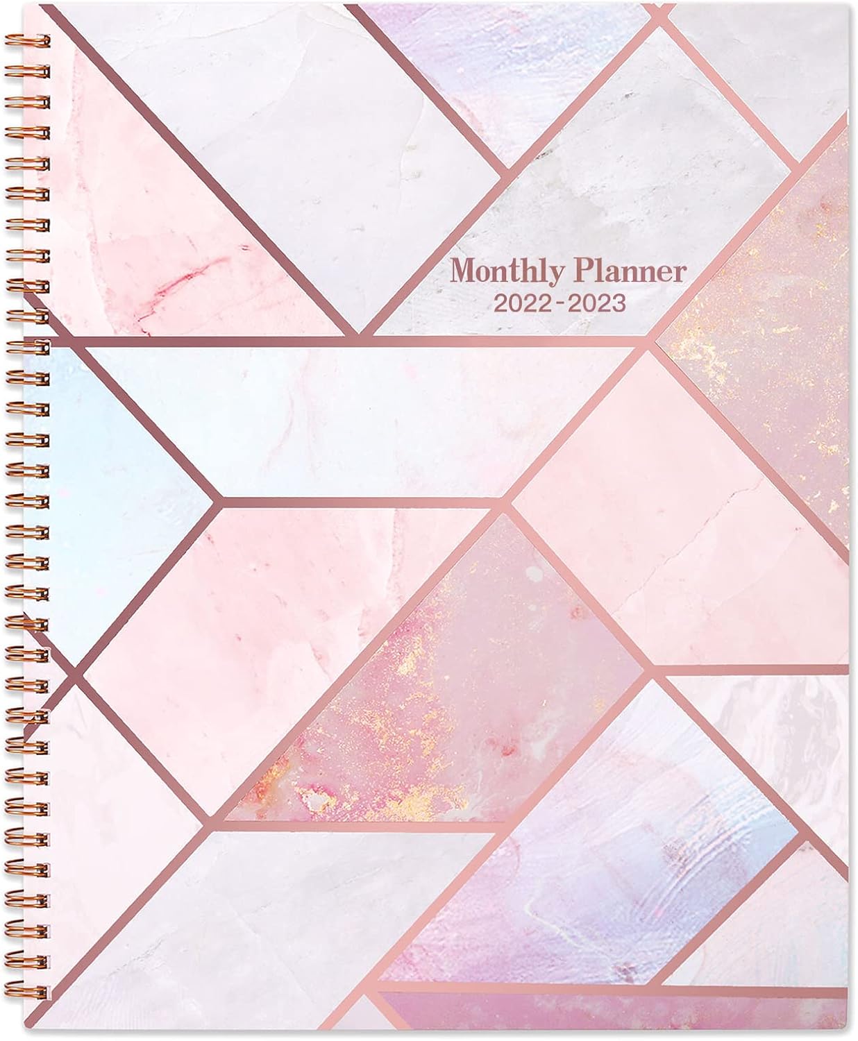 Monthly Planner 2022-2023 - Monthly Calendar 2022-2023 from Jul 2022 - Dec 2023, 18 Months Monthly Planner with Tabs, 9" x 11", Note Pages, Twin-Wire Binding, Two-Side Pocket