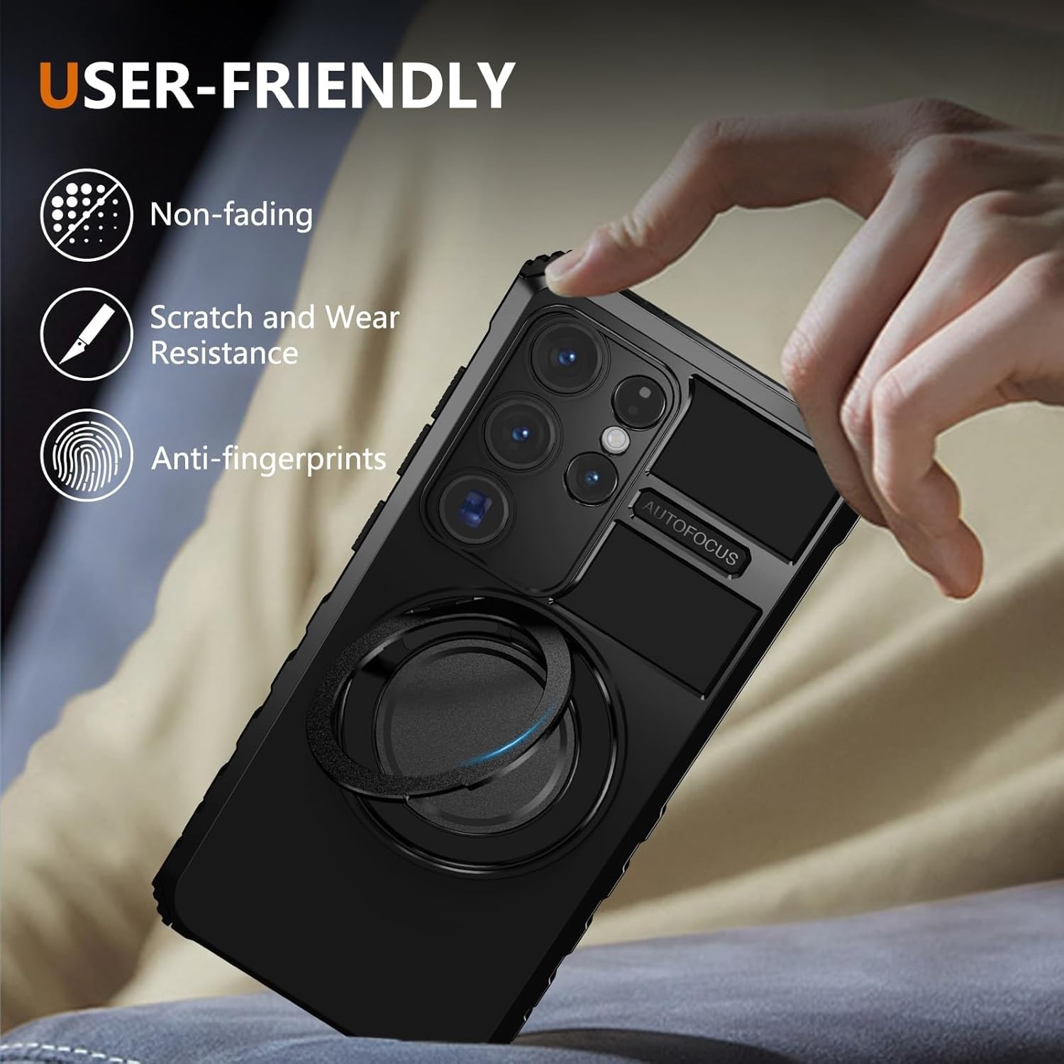 Shockproof Magnetic Case for Samsung Galaxy S26/S26 Plus/S26 Ultra, Rotation Metal Stand & All-Inclusive Lens Protection Cover(Green,S26 Plus)