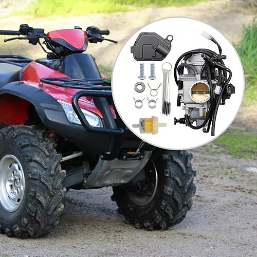 Miniatura 5 de Anxingo Repuesto de carburador 16100-HN8-013 para Honda Rincon 650 TRX650FA 4x4 2003-2005, Rincon 650 TRX650FGA 4x4 2004-2005