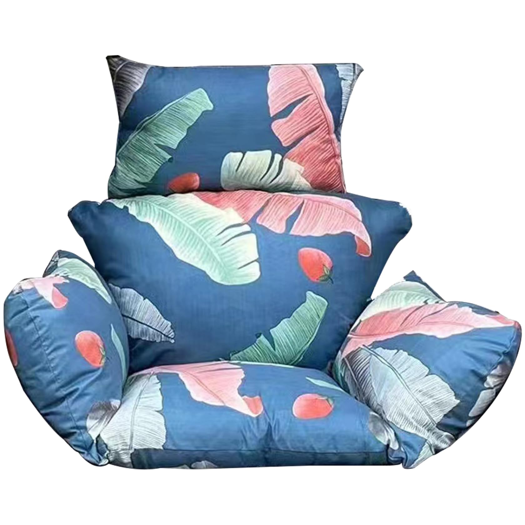 Coussin de chaise oeuf suspendu lavable pour fauteuil de jardin intérieur et extérieur