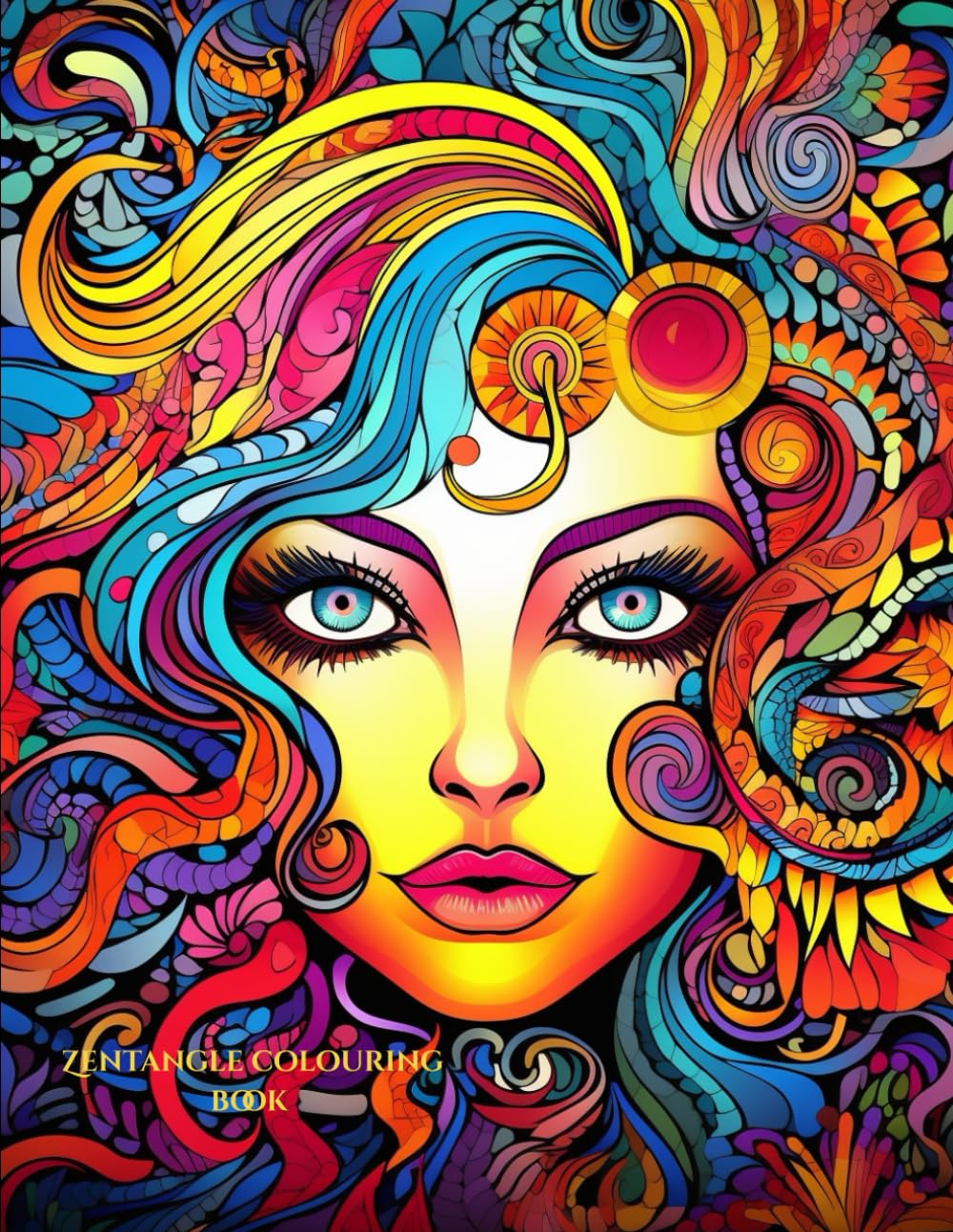 Zentangle Bliss: Color Your Stress Away with Intricate Zentangle Art
